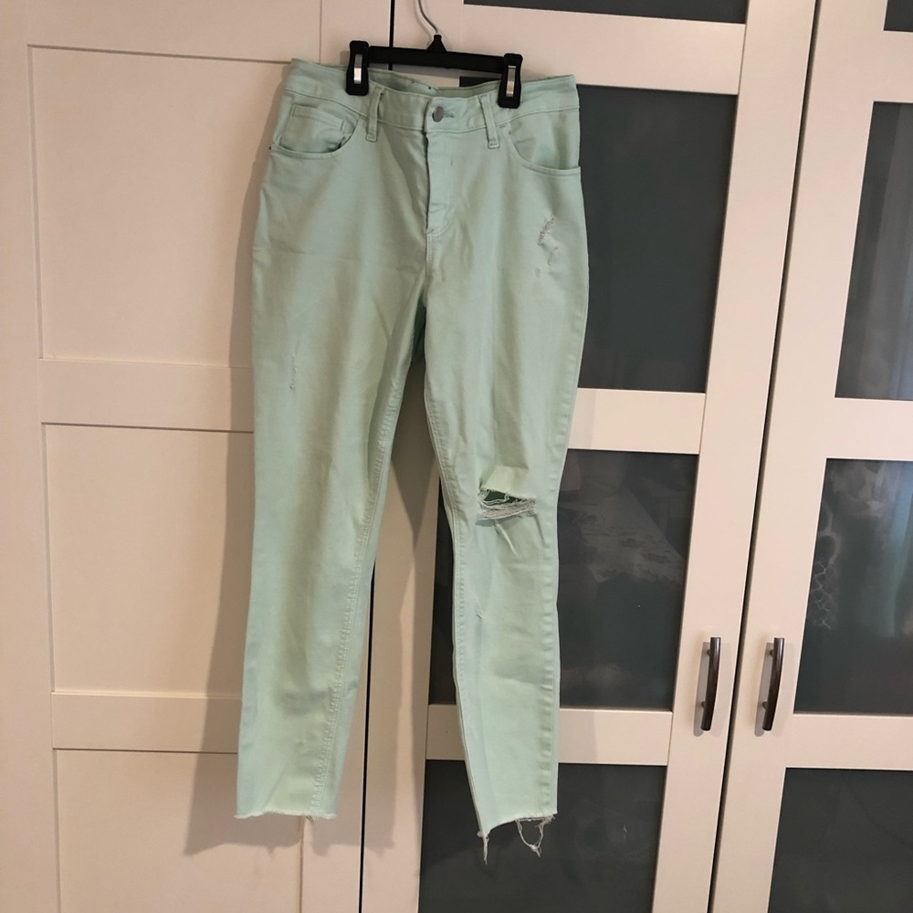 Distressed Rockstar mid-rise jeans